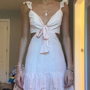 Express Pink Mini Dress